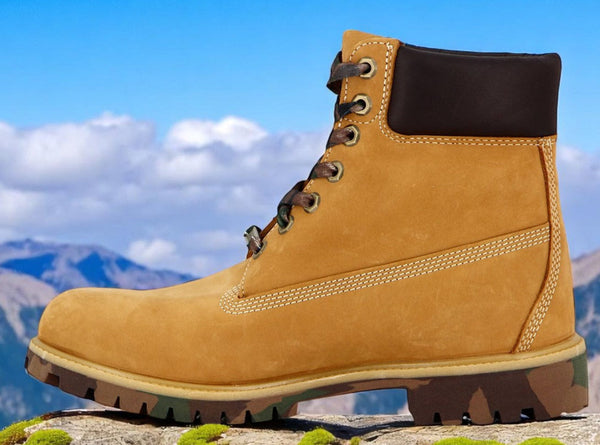 [TB06717B231] Mens Timberland 6IN PREMIUM BOOT WHEAT CAMO (WIDE)