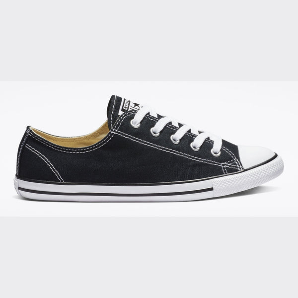 [530054F] WOMENS CONVERSE CHUCK TAYLOR ALL STAR DAINTY OX 'BLACK' - A_107X1
