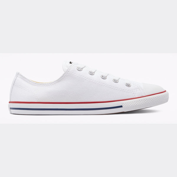 [537204F] WOMENS CONVERSE CHUCK TAYLOR ALL STAR DAINTY OX 'WHITE' - A_107X1