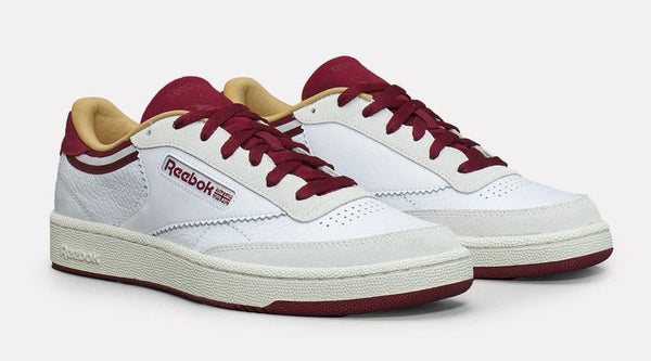 [100229839] MENS REEBOK CLUB C 85 'WHITE RETRO RED CHALK'