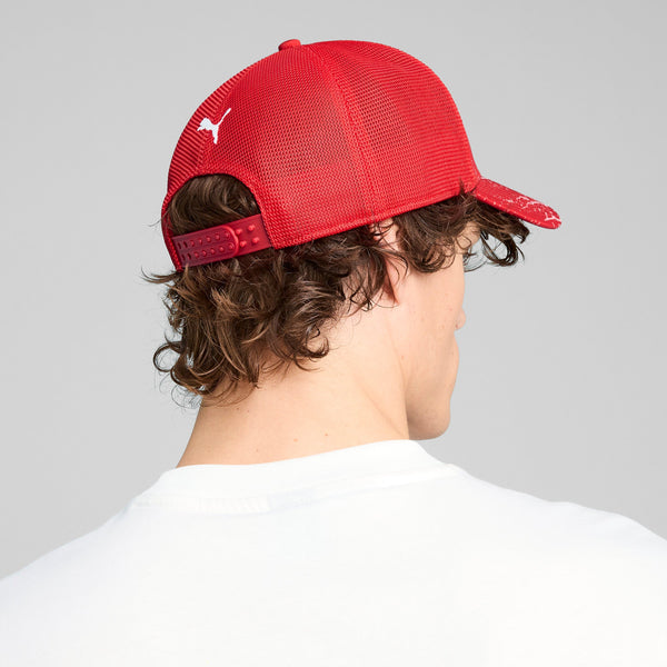 [026074-01] MENS PUMA FERRARI RACE COLOR S TRUCKER CAP