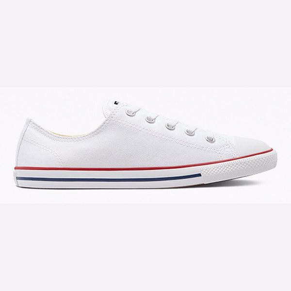 [537204F] WOMENS CONVERSE CHUCK TAYLOR ALL STAR DAINTY OX 'WHITE' - A_08X1
