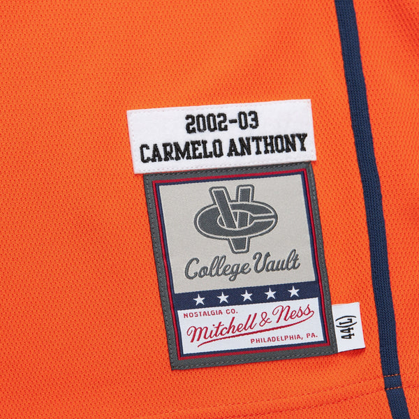 MENS MITCHELL & NESS NCAA DARK JERSEY SYRACUSE 2002 CARMELO ANTHONY
