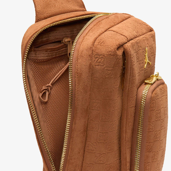 [IQ3211-200] ADULT AIR JORDAN SUEDE MONOGRAM SLING 3L 4