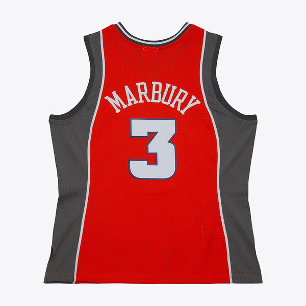 MENS MITCHELL & NESS NBA ALT. ORANGE JERSEY SUNS 2003 STEPHON MARBURY