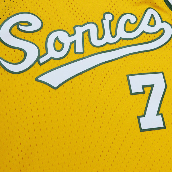 MENS MITCHELL & NESS NBA HWC JERSEY SUPERSONICS 2003 RASHARD LEWIS