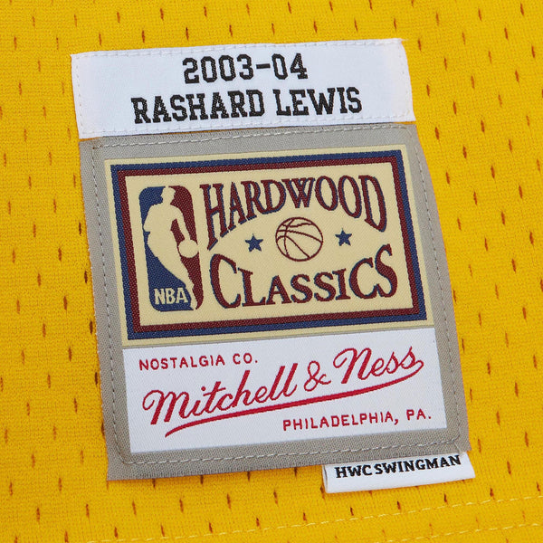 MENS MITCHELL & NESS NBA HWC JERSEY SUPERSONICS 2003 RASHARD LEWIS