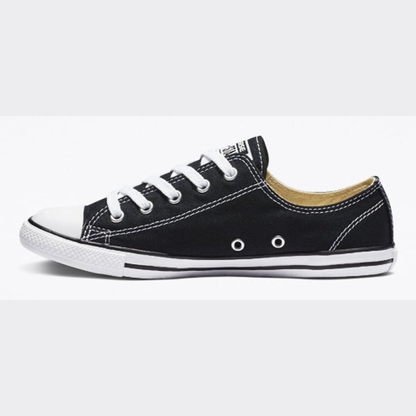 [530054F] WOMENS CONVERSE CHUCK TAYLOR ALL STAR DAINTY OX 'BLACK' - C_08X1
