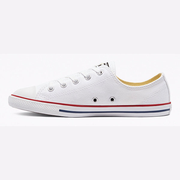 [537204F] WOMENS CONVERSE CHUCK TAYLOR ALL STAR DAINTY OX 'WHITE' - C_08X1