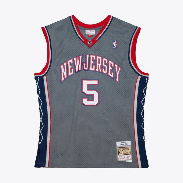 MENS MITCHELL & NESS ALTERNATE JERSEY NETS 2004 JASON KIDD