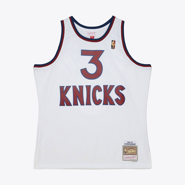 MENS MITCHELL & NESS HWC JERSEY KNICKS 2004 STEPHON MARBURY