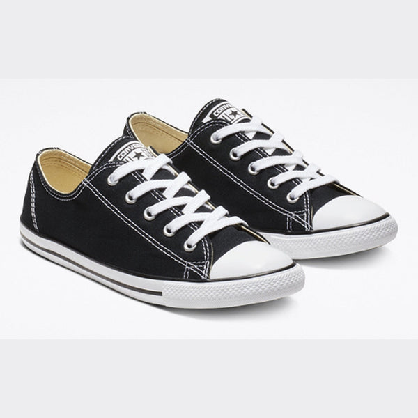 [530054F] WOMENS CONVERSE CHUCK TAYLOR ALL STAR DAINTY OX 'BLACK' - D_08X1