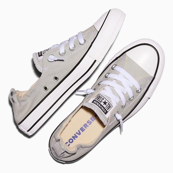 [537082F] WOMENS CONVERSE CHUCK TAYLOR ALL STAR SHORELINE LOW 'CLOUD GREY' (W)