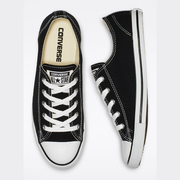 [530054F] WOMENS CONVERSE CHUCK TAYLOR ALL STAR DAINTY OX 'BLACK' - E_08X1