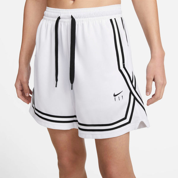 [DH7325-100] WOMENS NIKE FLY CROSSOVER JERSEY GYM SHORTS