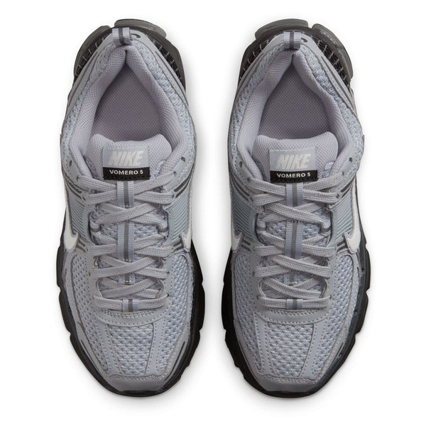 [HV6421-001] GRADE SCHOOL NIKE ZOOM VOMERO 5 'WOLF GREY BLACK'