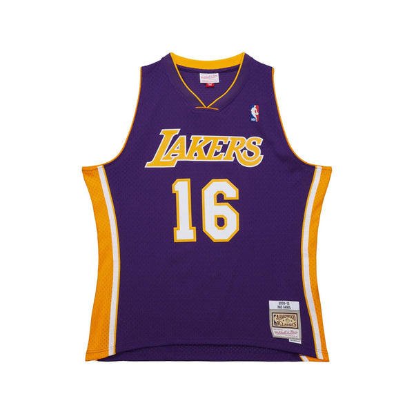 MENS MITCHELL & NESS NBA DARK JERSEY LAKERS 2009 PAU GASOL