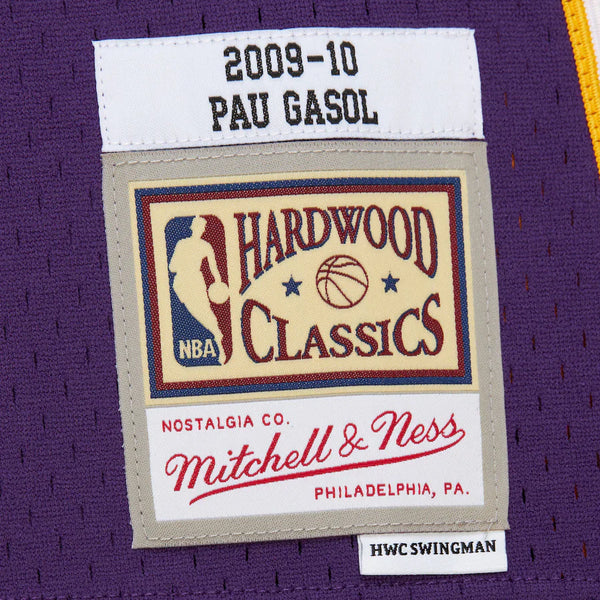 MENS MITCHELL & NESS NBA DARK JERSEY LAKERS 2009 PAU GASOL