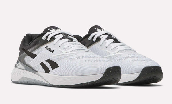 [100225450] MENS REEBOK NANO X5 'WHITE BLACK'
