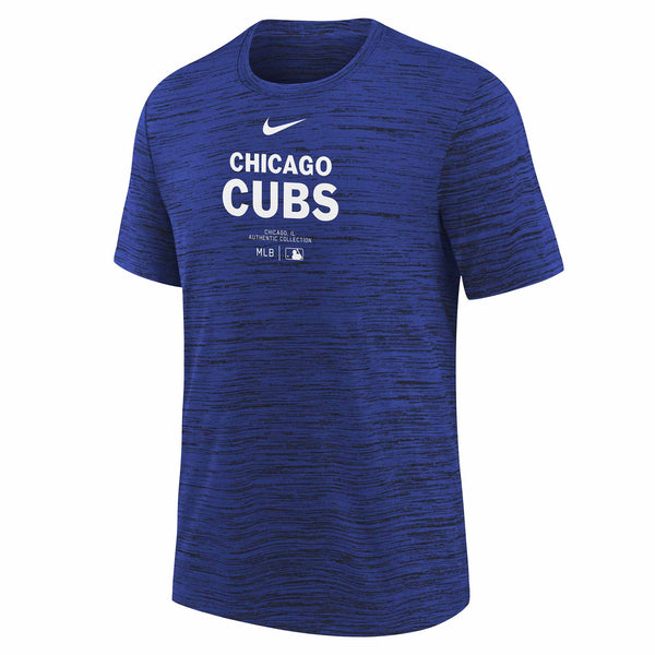 [9Z3B7NMBN-CUB] YOUTH NIKE CHICAGO CUBS AUTHENTIC COLLECTION PRACTICE PERFORMANCE T-SHIRT