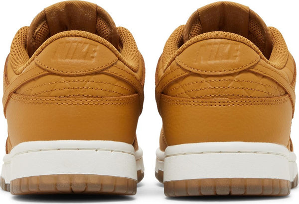 [DX3374-700] Womens Nike DUNK LOW 'Quilted Wheat'