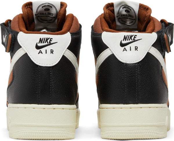 [DQ8766-001] Mens Nike Air Force 1 Mid '07 'Vintage Off-Noir Pecan'