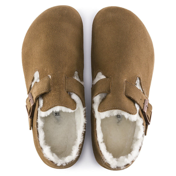 [1014963] UNISEX BIRKENSTOCK LONDON SHEARLING SUEDE LEATHER (NARROW WIDTH)
