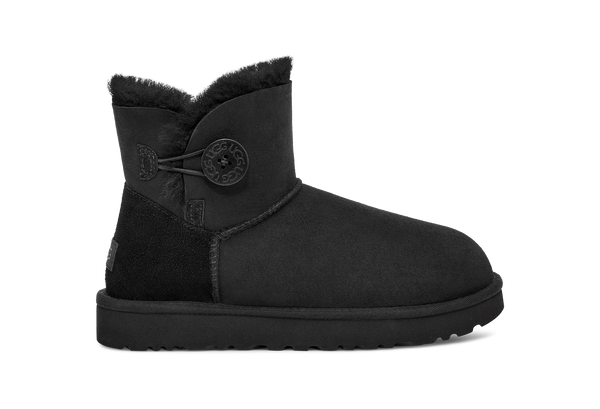 [1016422-BLK] WOMENS UGG MINI BAILEY BUTTON II
