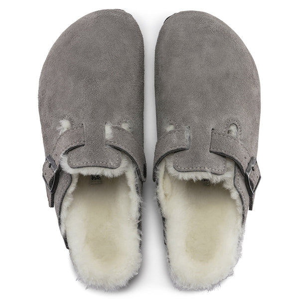 [1017650] Unisex Birkenstock BOSTON SHEARLING SUEDE LEATHER 'REGULAR FIT'