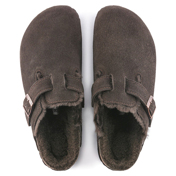 [1020567] Unisex Birkenstock BOSTON SHEARLING SUEDE LEATHER 'REGULAR FIT'