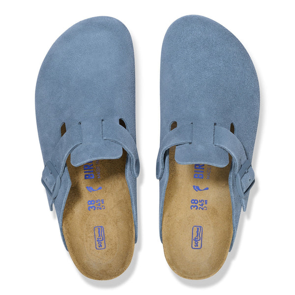 [1027649] Unisex Birkenstock BOSTON SOFT FOOTBED SUEDE LEATHER 'REGULAR FIT'