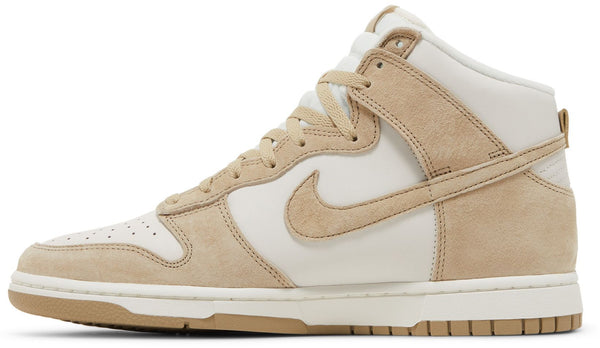 [DQ7679-001] MENS NIKE DUNK HIGH 'TAN SUEDE WHITE'