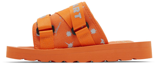 [821-3810/CORAL ROSE] MENS BILLIONAIRE BOYS CLUB SPACEWALKER II SLIDE 'HEART AND MIND - CORAL ROSE'