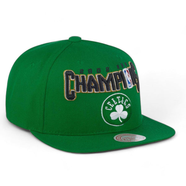 MENS MITCHELL & NESS NBA 2008 NBA CHAMPS SNAPBACK HWC CELTICS - GREEN