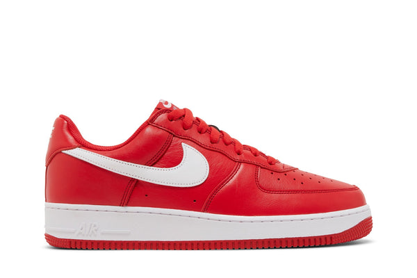 [FD7039-600] Mens Nike AIR FORCE 1 LOW RETRO QS 'COLOR OF THE MONTH UNIVERSITY RED WHITE'