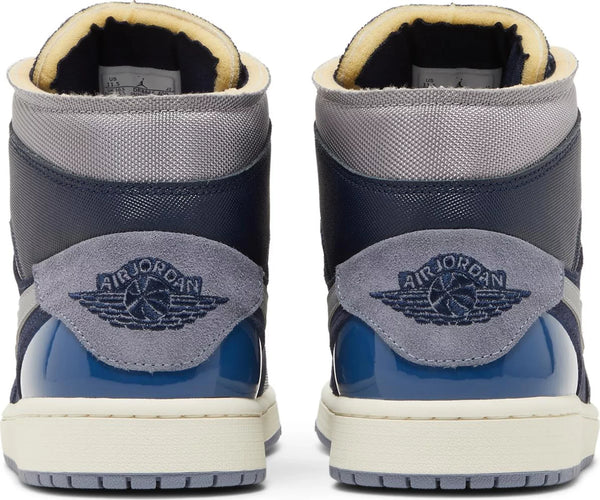[DR8868-400] Mens Air Jordan Retro 1 Mid SE Craft 'Obsidian French Blue Ashen Slate White'