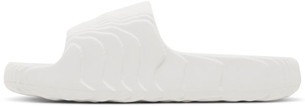 [HQ4672] MENS ADIDAS ADILETTE 22 'CRYSTAL WHITE/CRYSTAL WHITE/CORE BLACK'