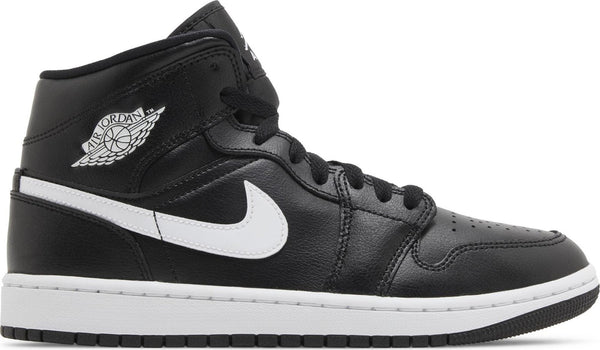 [DV0991-001] Womens Air Jordan RETRO 1 MID 'BLACK WHITE'