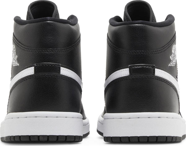 [DV0991-001] Womens Air Jordan RETRO 1 MID 'BLACK WHITE'