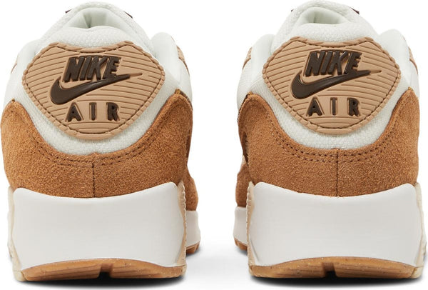 [DX9502-100] Womens Nike AIR MAX 90 SE 'PALE IVORY SNAKESKIN SWOOSH'