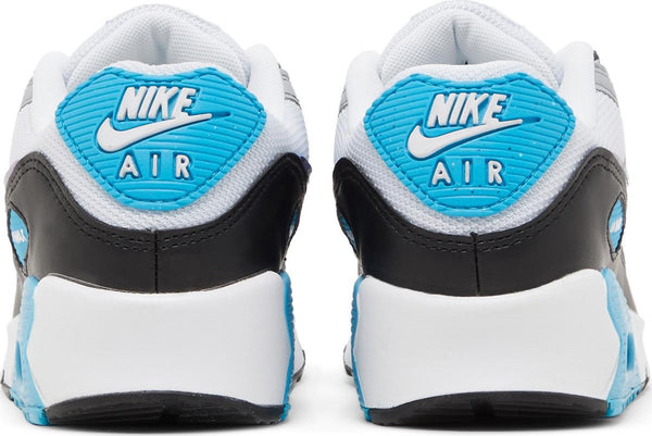 [FD0678-100] Grade School Nike AIR MAX 90 GS 'BLUE LIGHTNING METALLIC'