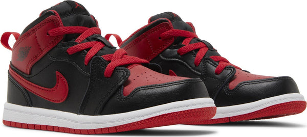 [DQ8425-060] Toddlers Air Jordan RETRO 1 MID 'ALTERNATE BRED (2022) (TD)'
