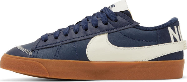 [DR9865-400] Mens Nike BLAZER LOW 77 JUMBO WNTR 'MIDNIGHT NAVY GUM'
