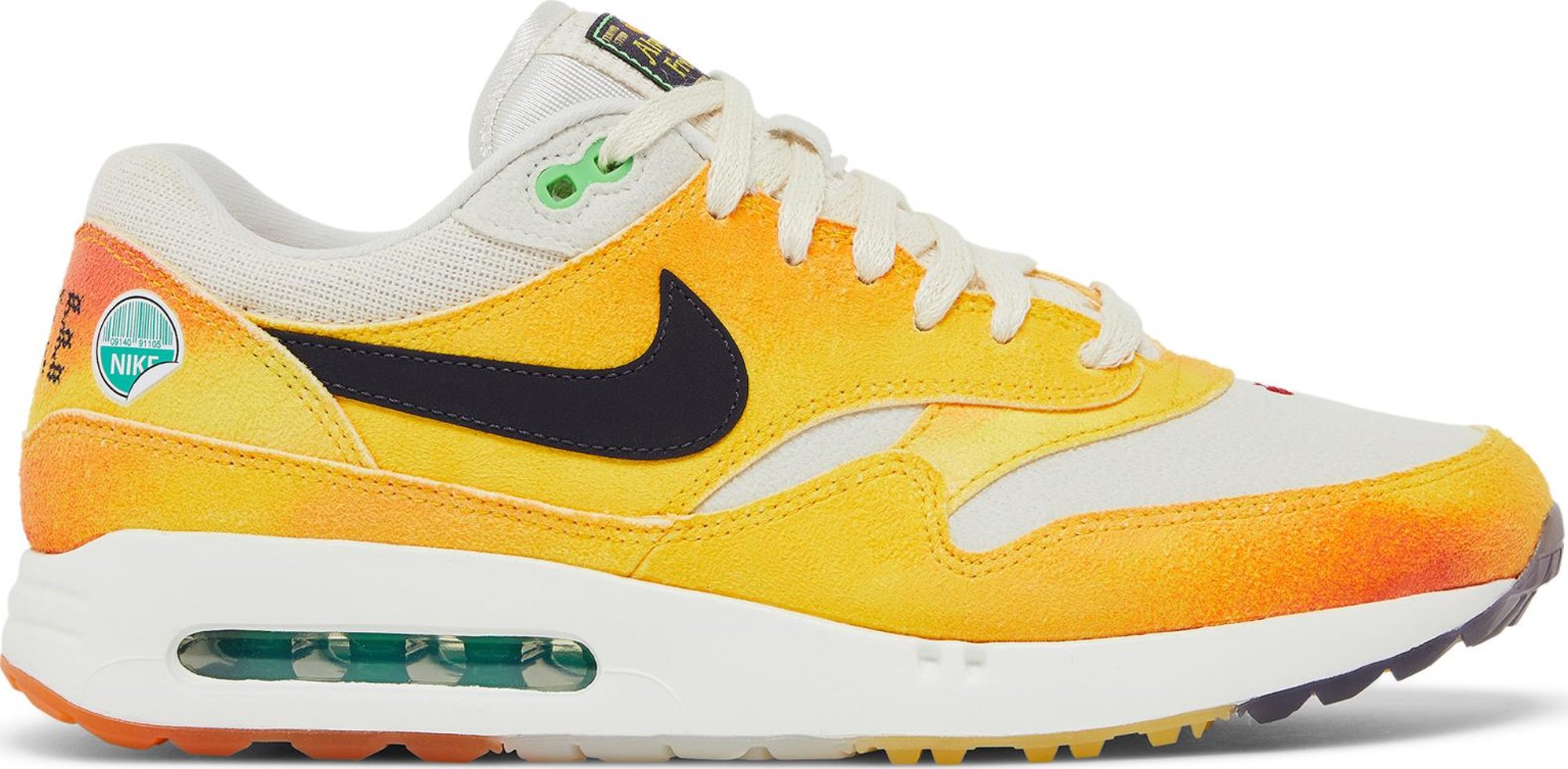 [DV6802-007] MENS NIKE AIR MAX 1 '86 OG GOLF NRG 'BIG BUBBLE ALWAYS FRESH' - PHANTOM/TOPAZ GOLD/MIDWEST GOLD/GRIDIRON