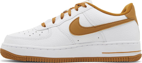 [FJ0706-100] Grade School Nike AIR FORCE 1 'WHITE DESERT OCHRE (GS)'