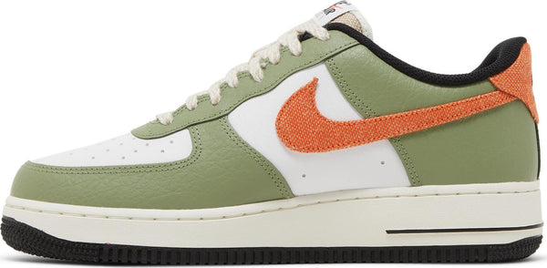 [FD0758-386] Mens Nike AIR FORCE 1 LOW '07 'OIL GREEN ORANGE'