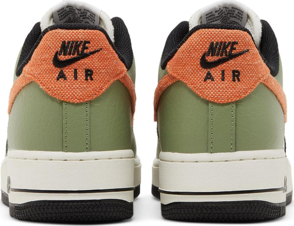 [FD0758-386] Mens Nike AIR FORCE 1 LOW '07 'OIL GREEN ORANGE'