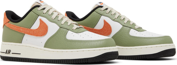 [FD0758-386] Mens Nike AIR FORCE 1 LOW '07 'OIL GREEN ORANGE'