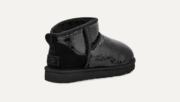 [1151616-BLK] WOMENS UGG CLASSIC ULTRA MINI MIRROR BALL