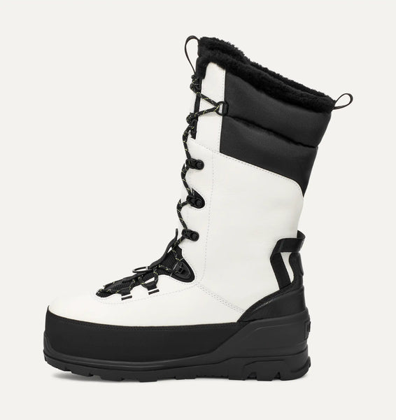 [1151850-WHT] MENS UGG SHASTA BOOT TALL 'WHITE BLACK'